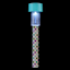 Solar Blue Wavy Check Rocket Light
