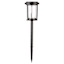 4-Pack 15-Lumen Solar Filament Bulb Black Pathway Lights