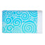 Spiral Blue to Green Ombre Jacquard Velour Beach Towel, 34x64