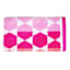Hexagon Pink & Purple Ombre Jacquard Velour Beach Towel, 34x64