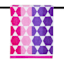 Hexagon Pink & Purple Ombre Jacquard Velour Beach Towel, 34x64