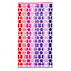 Hexagon Pink & Purple Ombre Jacquard Velour Beach Towel, 34x64