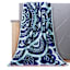 Blue Medallion Jacquard Velour Beach Towel, 40x72