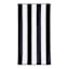 Cabana Black & White Reversible Beach Towel, 40x72
