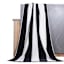 Cabana Black & White Reversible Beach Towel, 40x72