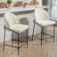 Aria Counter Stool, Cream