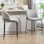 Aria Counter Stool, Light Grey