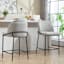 Aria Counter Stool, Light Grey