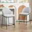 Aria Counter Stool, Light Grey