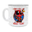 Deadpool Don't Feel Like An Adult Ceramic Camper Mug, 20oz