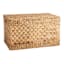 Water Hyacinth Storage Trunk with Flat Lid, Large