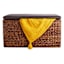 Jute Natural Brown Storage Trunk, Extra Large