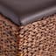 Jute Natural Brown Storage Trunk, Extra Large