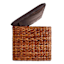 Jute Natural Brown Storage Trunk, Large