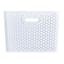 White Y-Weave Storage Basket, Medium