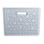 Dark Grey Y-Weave Storage Basket, Medium