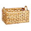Providence Melia Flower Weave Storage Basket with Handles, Medium