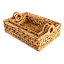 Providence Melia Flower Weave Under Bed Storage Basket, Large