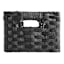 Black Paper Rope Rectangle Storage Basket, Medium