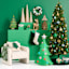 40-Count Gold Mix Shatterproof Ornaments, 65mm