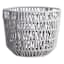 Round Poly Rope Basket Grey M