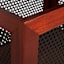 Wood & Metal Rectangle Storage Basket, Small