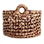 Providence Melia Dark Brown Flower Storage Basket, Medium