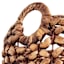 Providence Melia Dark Brown Flower Storage Basket, Small