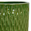 Honeybloom Green Sasha Ceramic Outdoor Planter, Medium
