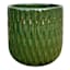Honeybloom Green Sasha Ceramic Outdoor Planter, Small