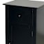 Thomas Wooden Accent Cabinet, Black