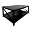 Alexander Wooden Coffee Table, Black