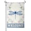 Providence Dragonfly Welcome Garden Flag, 18"