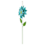Oh Joy! Blue Metal Flower Yard Stake, 21"
