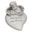 Angel On Heart-Shape Outdoor Stone, 6"