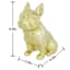 Crosby St. Gold French Bulldog Outdoor Garden Statue, 7"