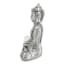 Found & Fable Silver Solar Buddha, 26"
