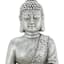 Found & Fable Silver Solar Buddha, 26"