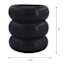 Crosby St. Indoor Black Modern Rib Planter, 6"
