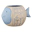 Indoor Fish Ceramic Planter, 8"