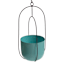 Teal Hanging Outdoor Planter, 6"