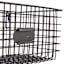 Black Metal Wire Wall Basket, Small