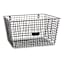 Black Metal Wire Wall Basket, Medium