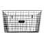 Black Metal Wire Wall Basket, Medium