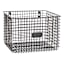 Black Metal Wire Wall Basket, Medium