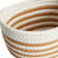 Glam Tan Stripe Rectangle Bins-Medium