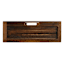 Brown Wooden Storage Crate, Large