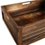 Brown Wooden Storage Crate, Large