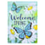 Welcome Butterfly Garden Flag, 18"