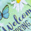Welcome Butterfly Garden Flag, 18"